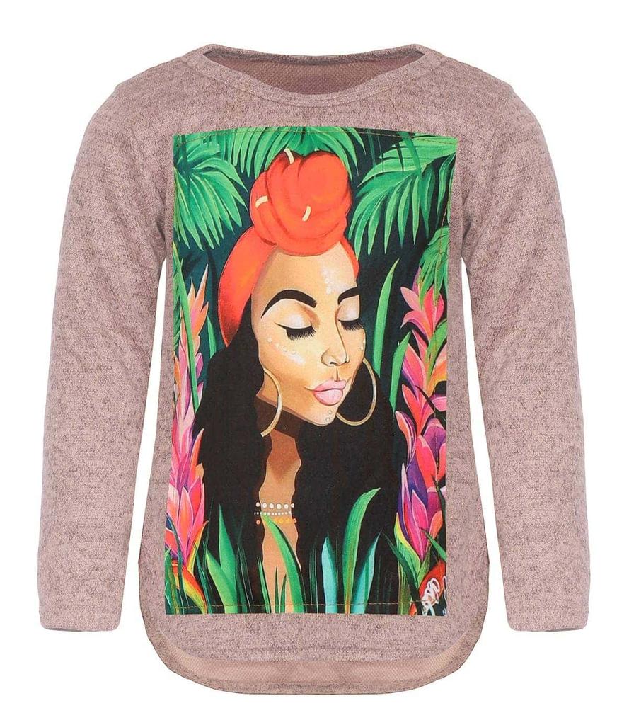 Girls Sweater with Motif