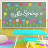 45 Pieces Tulips Shaped Paper Cutouts Spring Flower Designs for Wall Decoration and Kids Crafts
