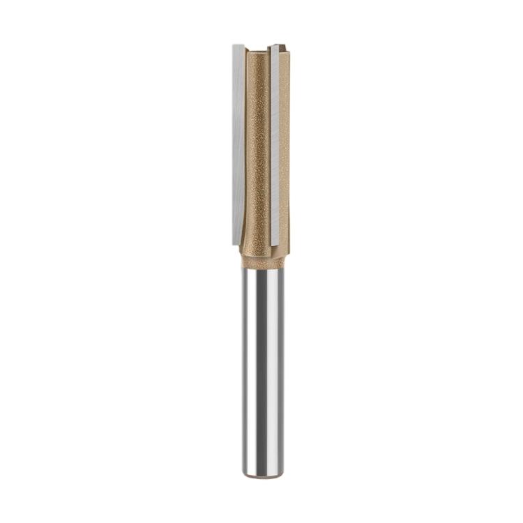 Straight Bit 1/4inch Woodworking Slot Milling 3 Flute Long Router Bit Tool Slotting End Mill Cutter Wood Board