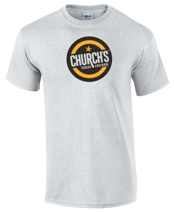 CHURCH S Texas Chicken T-shirt Unisex T-Shirt L