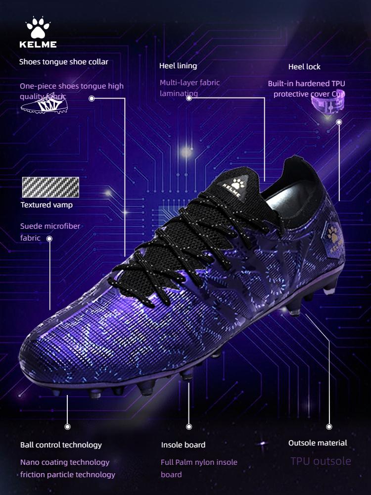 Kelme Adult Zapatos De Fútbol Men'S Football Boots Blast 3.0 Short Spikes Mg Professional Match Training Athletic Shoes Breathab