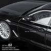 1:18 Scale 5 Series 530Li Toys Models Cars Alloy Diecast Rubber Tires Vehicle Removable Roof Miniature Car for Table Decoration