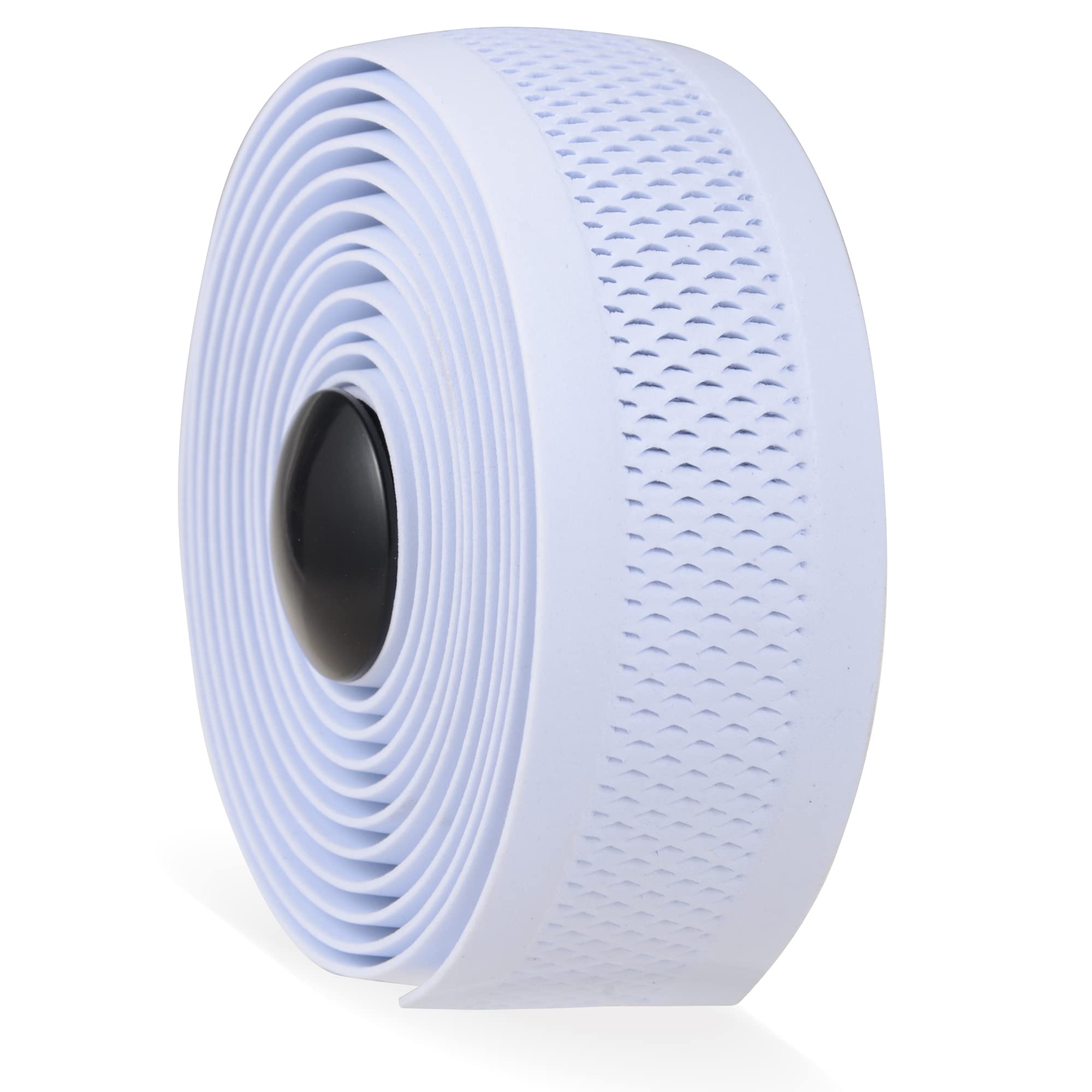 

Bicycle Drop Handlebar Road with End Left and Right Tape, Bike, EVA, Plugs, Set, White, SPG5-WH