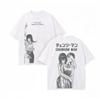 Mitaka Asa Chainsaw Man Manga T-Shirt Vintage T Shirt for Men's Clothing Short Sleeve Cotton Soft Tees Tops