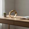Tabletop Sculpture Elegant Decor Minimalist for Bookshelf