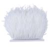 10 Meters Fluffy Colored Ostrich Feather Trim Ribbon 8-10Cm Natural Plumes Sewing Trimmings For Dress Clothing Decoration Crafts