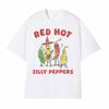 T-shirt Divertenti Meme Red Hot Silly Peppers Uomo Donna Vintage Alta Qualità Top T-shirt Maschio Estivo Casual Comodo Oversize