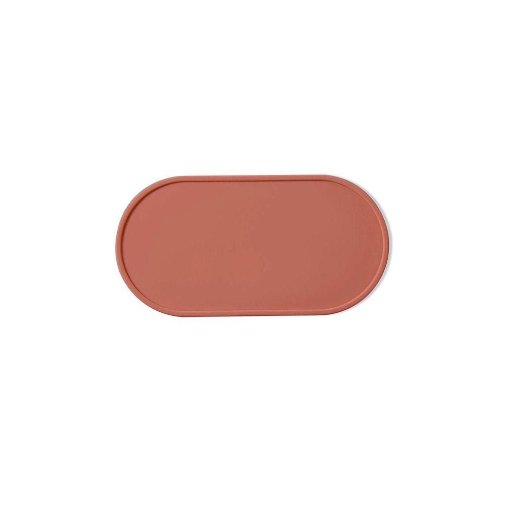 Anti Slip Seasoning Bottle Storage Tray Washable Soap Dispenser Tray Silicone Vanity Tray  Dessert