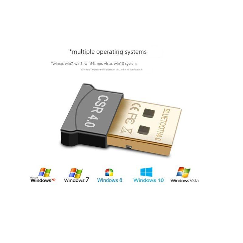USB Computer Bluetooth Adapter 4.0 Wireless Audio Receiver Win8/10 Driver-Free Desktop Suitable for Luofei