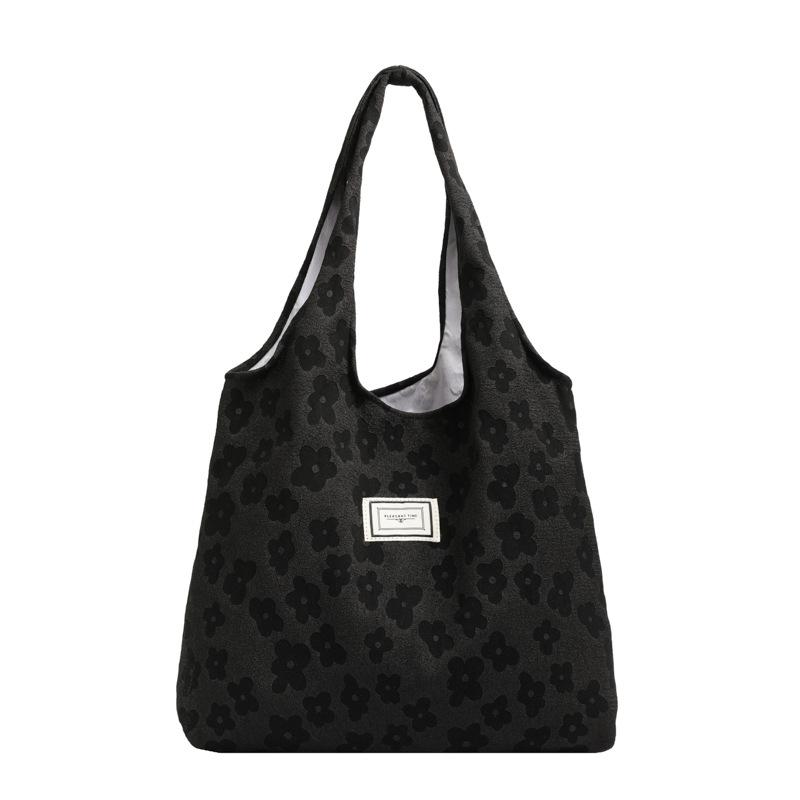Commuting Stylish Embossing Tote Bag, Daily Versatile Shoulder Bag, Design Cloth Handbag , Casual Underarm Bag
