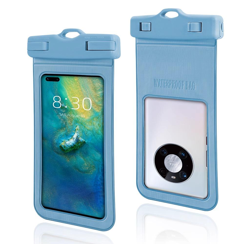 Wasserdichte Touchscreen-Handytasche zum Schwimmen, Tauchen und für Unterwasserfotografie mit Trageband.
