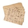 Sandwich Wrapping Paper,Disposable Food Basket Liners for Outdoor Picnic Baking Parchment Paper 11×15Inch Delis Paper