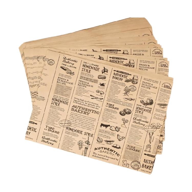 Sandwich Wrapping Paper,Disposable Food Basket Liners for Outdoor Picnic Baking Parchment Paper 11×15Inch Delis Paper