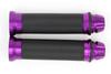 Motorrad Universell Custom Links und Rechts Lila [ImP-6400] Griffe, Set,