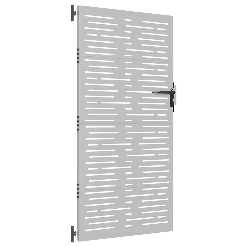 Garden Gate 85 X 175 Cm Corten Steel Square Design