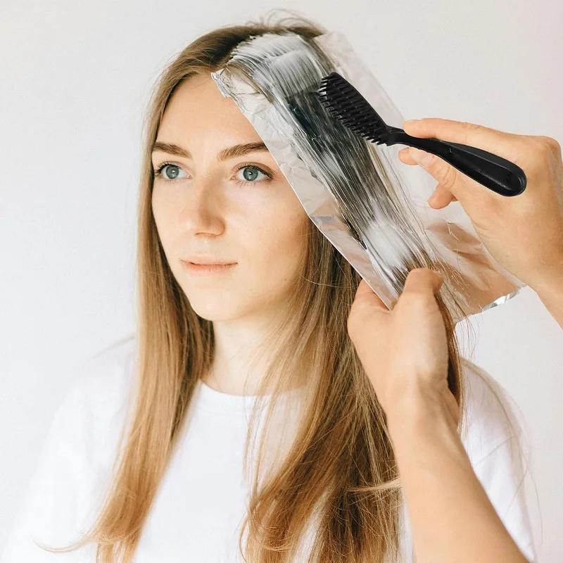 Professional Salon Hair Highlight Dyeing Board Plate Coloring Brush Comb Barber Hairdresser Styling Design Hair Styling Tools