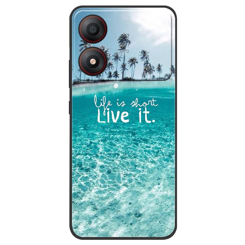 Per ZTE Blade A34 4G Custodia Antiurto TPU Morbido Silicone Cover per Telefono per ZTE Blade A 34 Custodia Verniciata per BladeA34 Lusso Cover