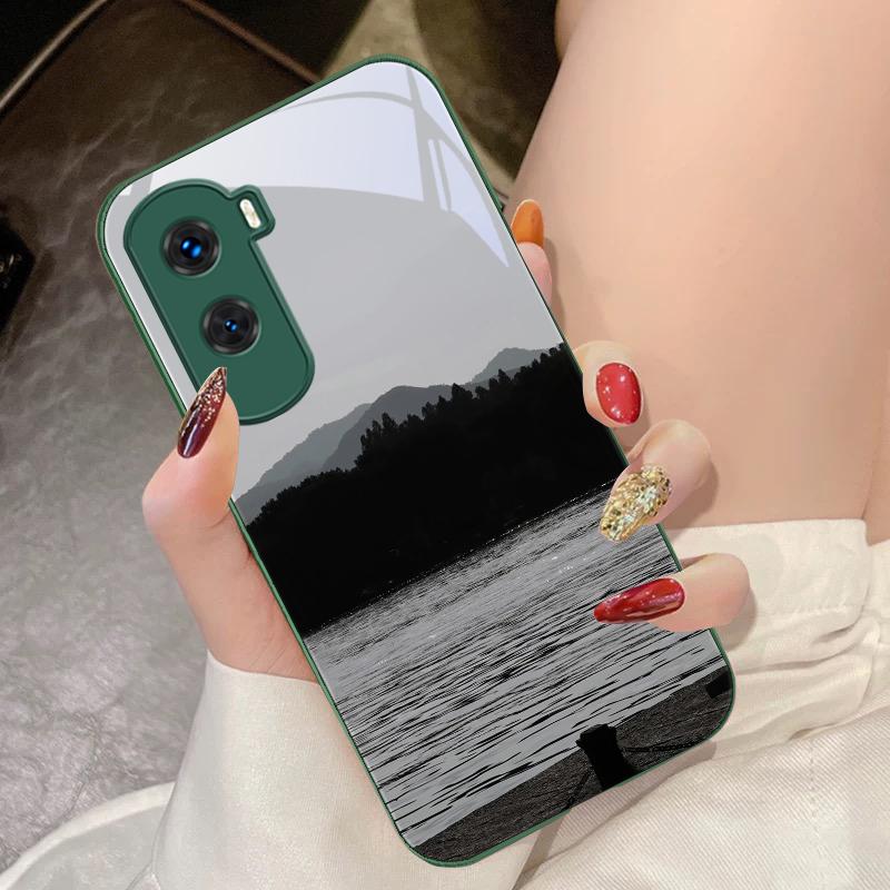 Personalized Lightning For Honor 200 90 8X 9X Pro Lite P50 P40 Nova 10 11i P60 Magic4 6 Mate 20 50 Tempered Glass Phone Case