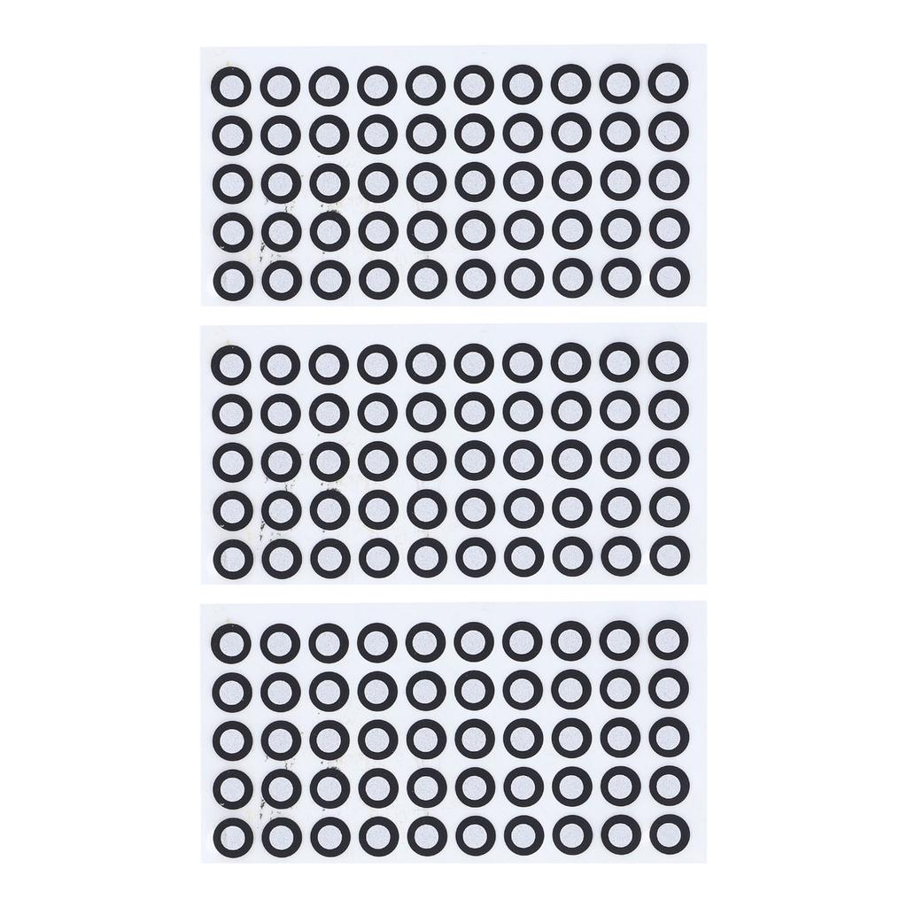 1200 Pcs 3D Scanning Marker 6mm ID 10mm OD High Reflective Strong Adhesive 3D Tracking Dot