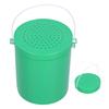 Plastic Portable Lure Fishing Bait Earthworms Bucket Breathable Vent Tackle Box with Handle