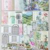 100-Piece Vintage Material Pack, Assorted Retro-Style Supplies for Scrapbooking, Card Making & Hand Account Decoration