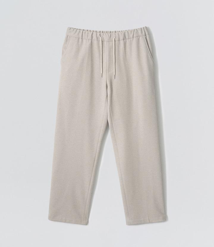 EZIO Brushed Banding Pants Beige