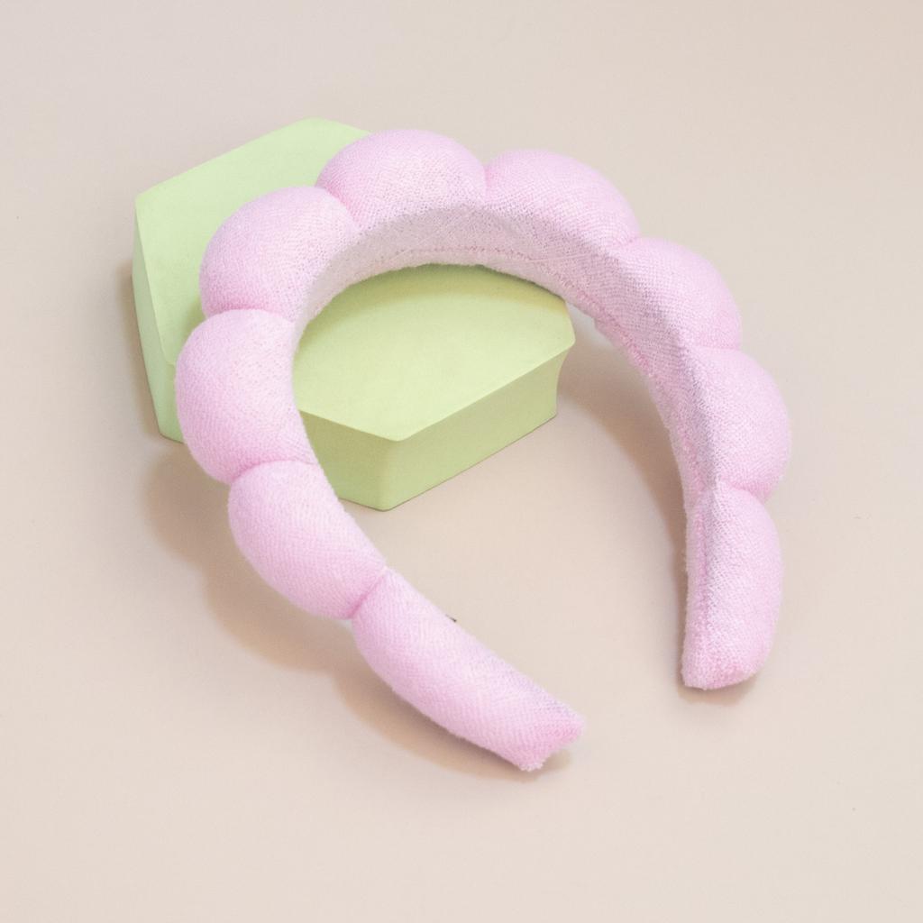 Tiara de Maquilhagem para Mulheres para Spa Faixas de Cabelo Espessas de Esponja para Cuidados com a Pele Yoga Lavagem de Rosto Spa Chuveiro Máscara Facial Adereço de Cabeça