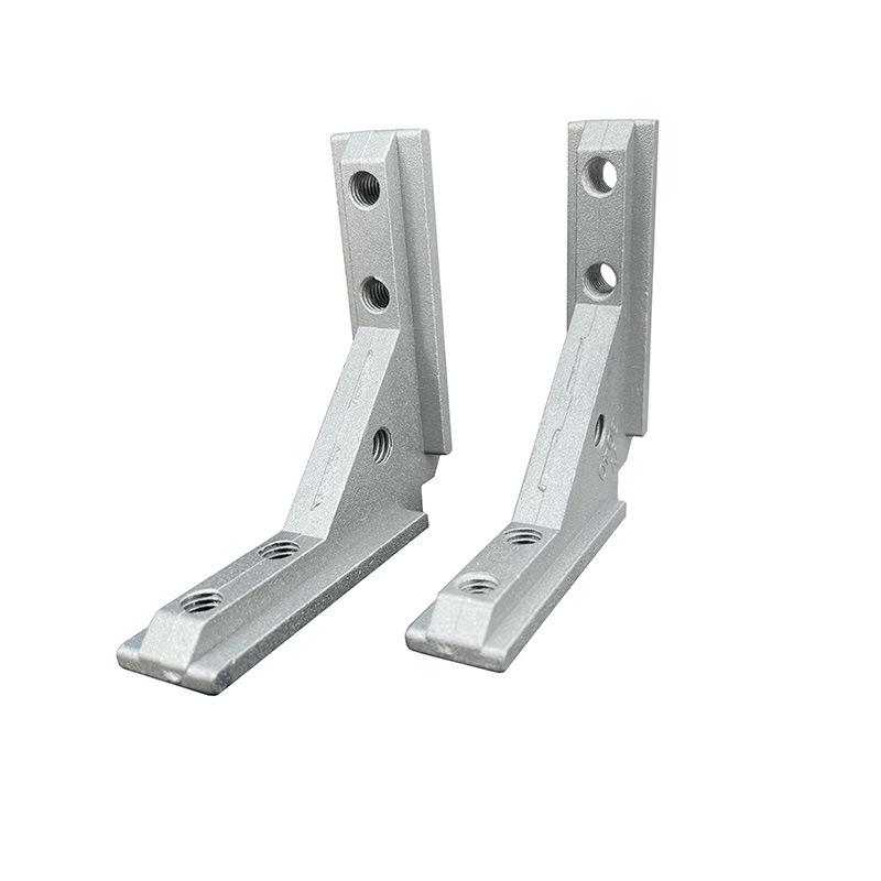 L-Shaped Aluminum Profile Corner Bracket for 2020/3030/4040 Panels and Wood Boards