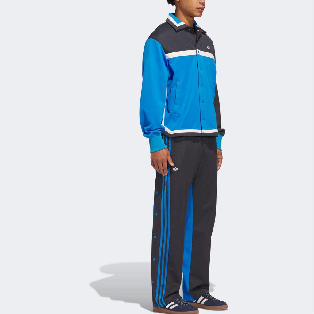 Adidas X CLOT Edison Chen Warmup Jacket Bright Blue Men Streetwear IY8665