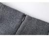 Women's Grey Wool Blend High-Waisted A-Line Skirt - Autumn/Winter 2025 Collection