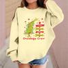 Children's Fashionable Casual Long-sleeved Loose Christmas Print Pullover Sweatshirt