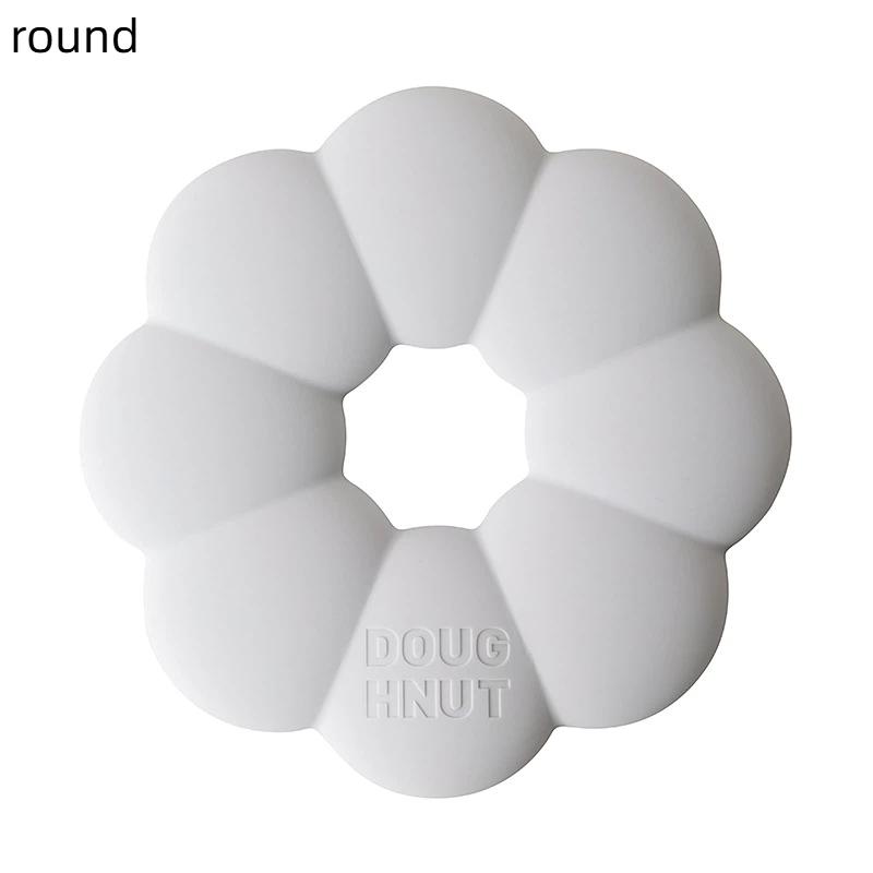 

1pc Multi-purpose Pot Mat Heat Resistant Coaster Donuts Shape Silicone Coaster Set Heat Insulation Mat For Dining Table For Hot (Blue,square) синий