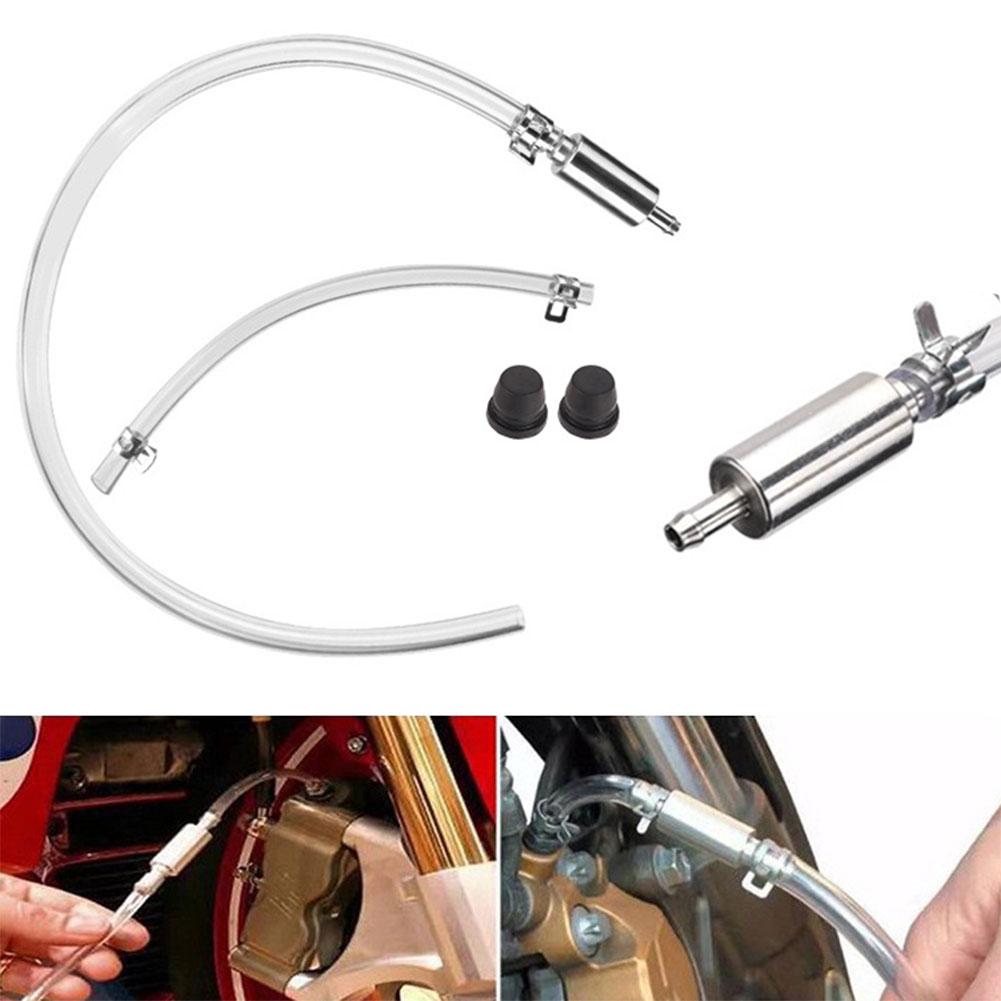 Hydraulic Clutch Brake Bleeder Hose Kit for Motorcycle One Way Valve Tube Bleeding Tool Kit for Motorcycle Clutch Brake Bleeder