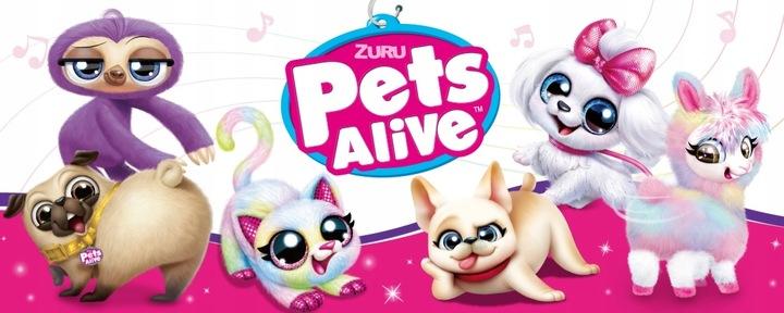 Zuru Pets Alive Smitten Kittens Interaktywna Przytulanka Kotek 9541