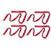 4 STÜCKE Kajak Rutenfangleine Nylon Elastisch Anti-Verloren Kajak Paddel Leine Für Treiben Surfen Rot
