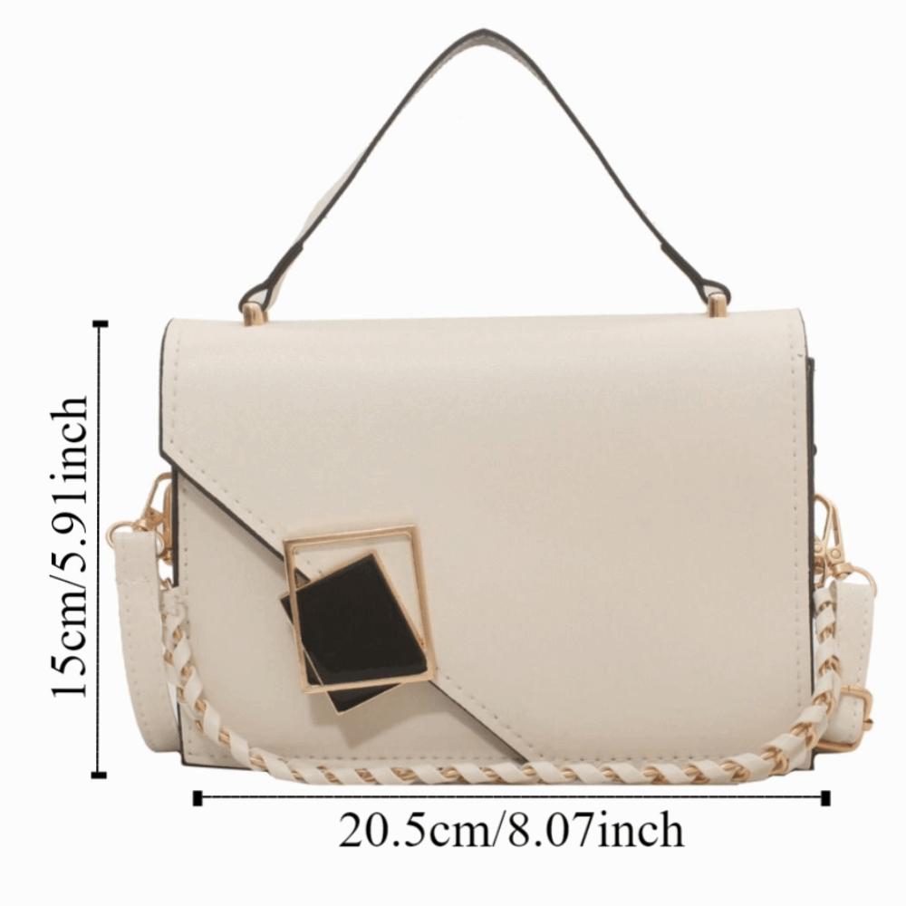 Simple Single Shoulder Bag Korean Style Small Square Bag Trendy Woman's Crossbody Bag  Party