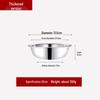 Stainless Steel Basin, Large/Extra-Large: Ideal for Washing Vegetables, Mixing Dough, or Bathing.