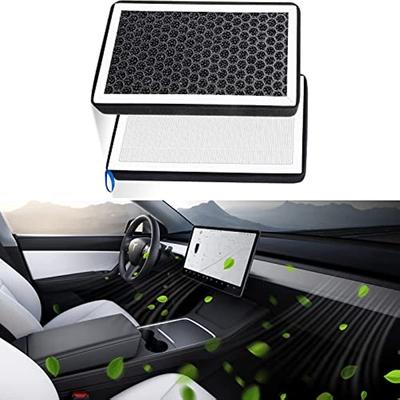 Pro Tesla Model 3 Model Y Vzduchový filtr HEPA 2 Pack kabinový vzduchový filtr HEPA Pro Tesla Model 3 Model Y Tesla Klimatizace náhradní vzduchový filtr kabiny