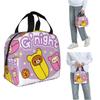 Dobranoc Rilakkuma Izolowana Torba na Lunch dla Kobiet Dzieci Przenośne Pojemniki na Żywność Termiczny Lunchbox Torba
