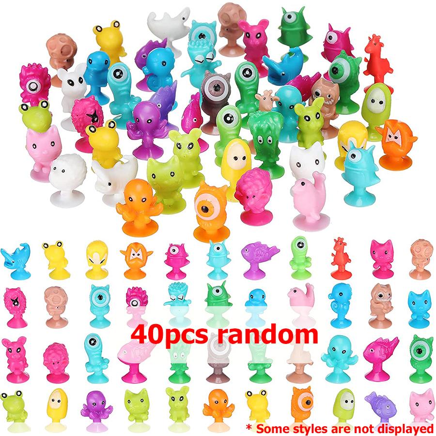 15/25/40pcs 2.5cm Mini Suction Cup Monster Dolls Desktop Ornaments & Cute Decor Gifts Party Favors & Novelty Decor Accessories