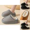 Comfortable New Style Pure Color Faux Suede Home Slippers For Women And Men Ideal For Warmth And Non-slip Durability In Multiple Sizes