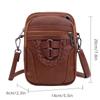 Vintage PU Leather Small Women's Shoulder Bag Soft Crossbody Purse Cell Phone Bag