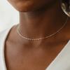 EManco 14k Gold PVD Plated Hypoallergenic Stainless Steel Heart Link Chain Necklace Jewelry Women