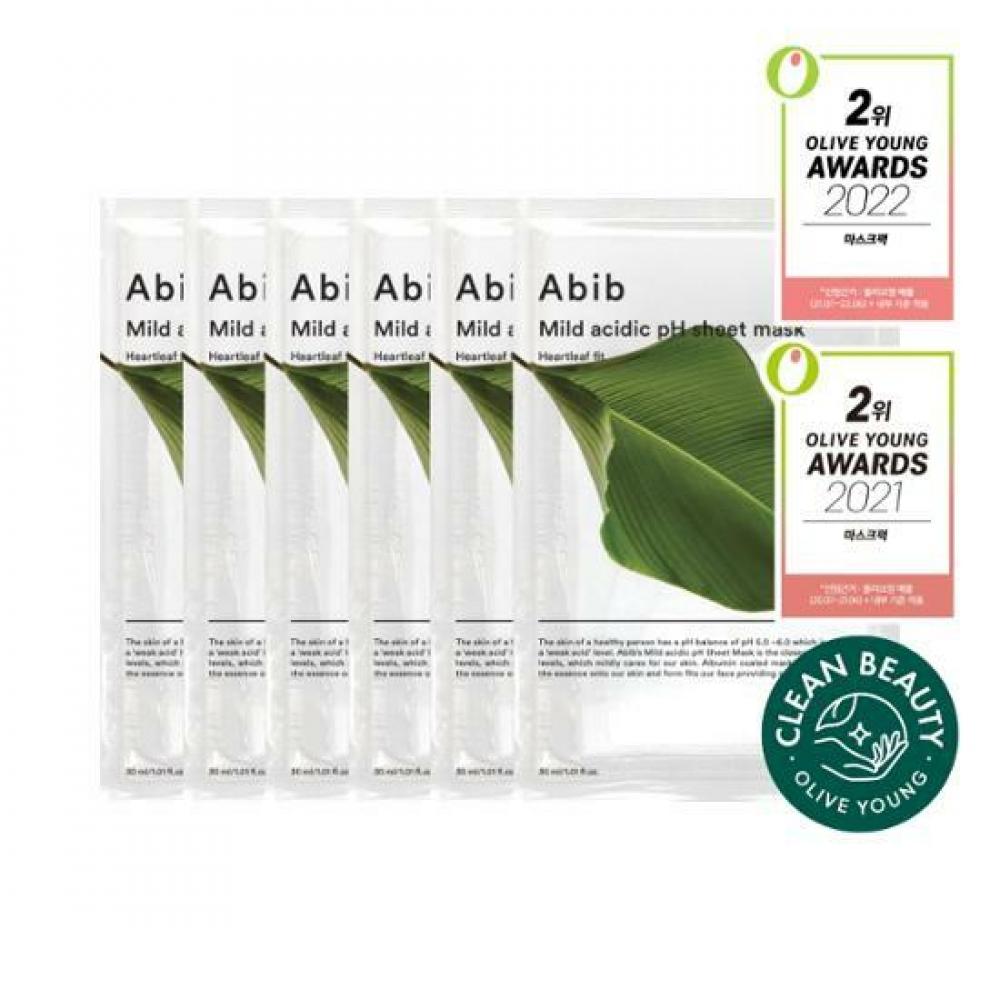 

AVIV [Exclusive Planning] ABIV Weak Acidic pH Тканевая маска Eoseongcho Fit 5+1 Sheets