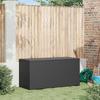 VidaXL Garten-Auflagenbox Schwarz 120x50x60 cm Poly Rattan