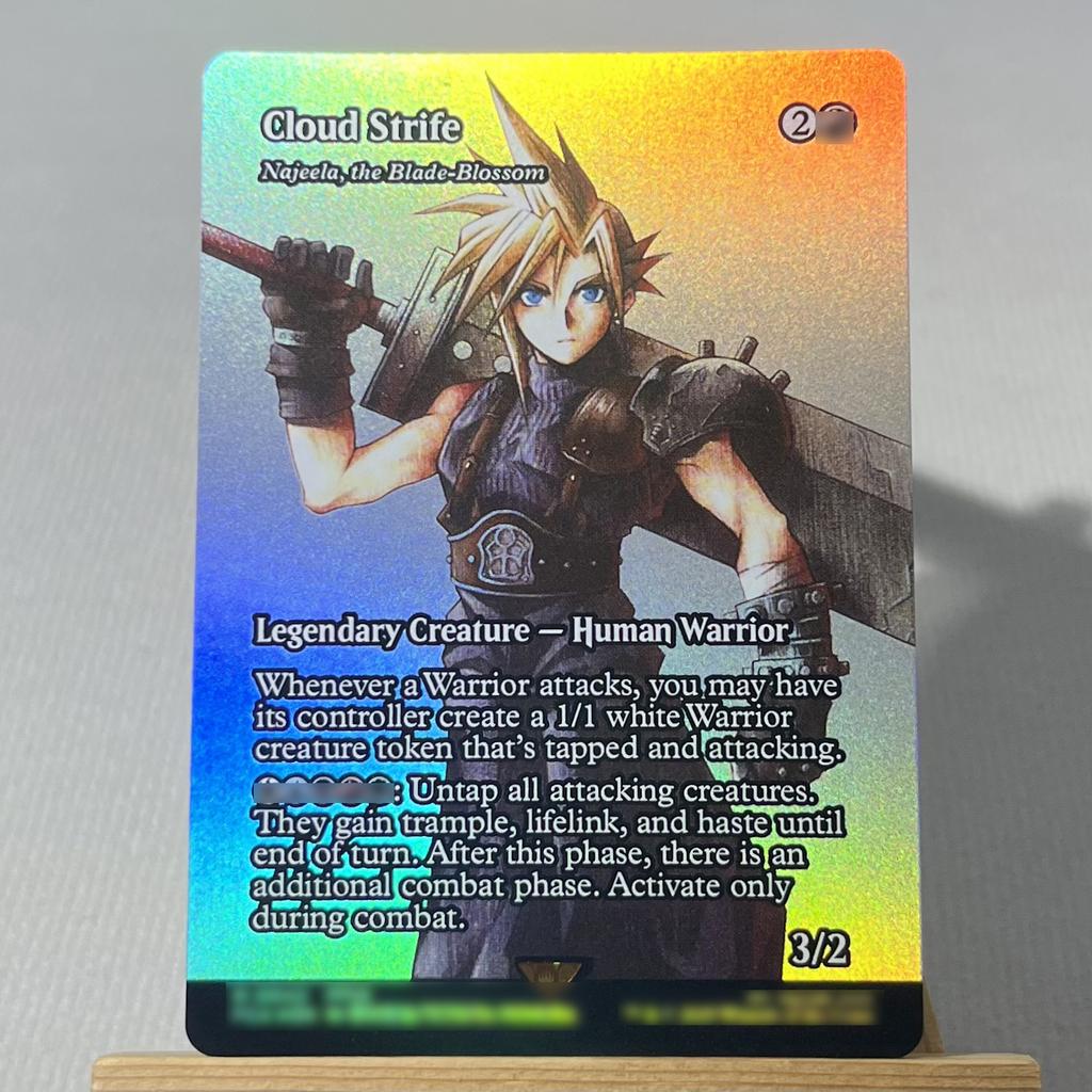 FCA FIN FIC PIP LTR FOIL4-002 Magical Cards Ancient Copper Dragon Tcg Proxy Traveling Chocobo Celes, Rune Knight Gathering