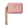 Saffiano Leather Zip Card Holder Medium Pink Women Accessories 35R3GTVD6L-PRIMROSE