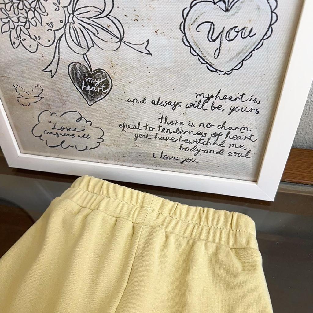 Girls' Summer Princess Style Two-Piece Set: Vest & Flared Pants