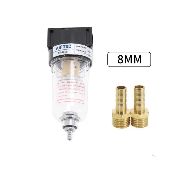 Pneumatic Oil-water Separator Filter AF2000 Single Cup Double Cup Double Filter Water Isolation Air Compressor Automatic Dra