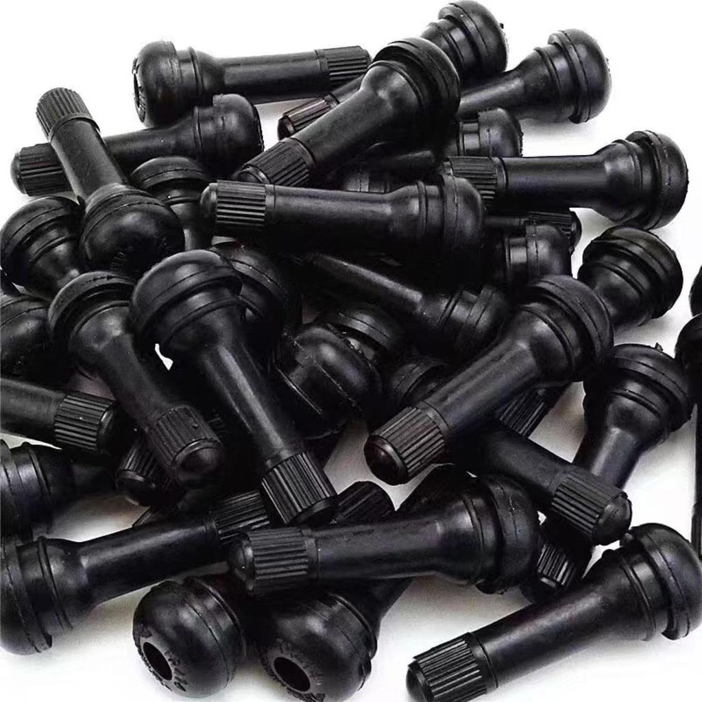Crystal Craft Tire Valves 414 Car Insect Rubber Air Cap Commercial Use, Large Capacity, Value Pack of 100